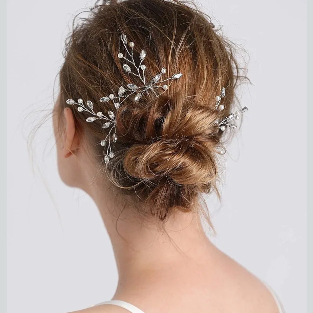 Elegant Silver Hair Accessory